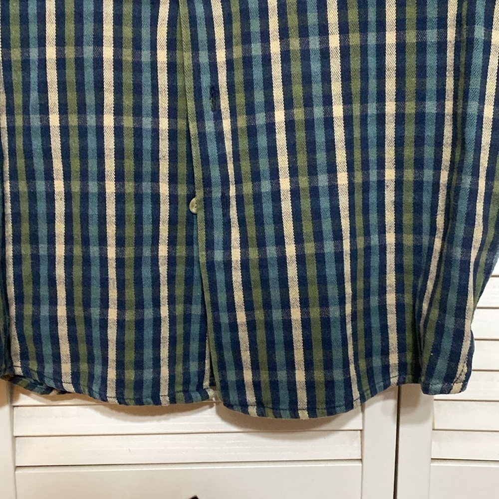 John Deere Cotton Checked Button Shirt Size Med - Picture 5 of 7